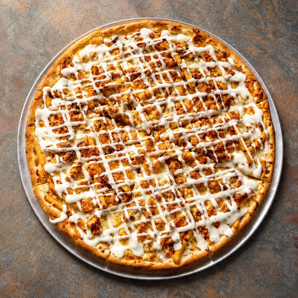 Loaded Fry Pizza.