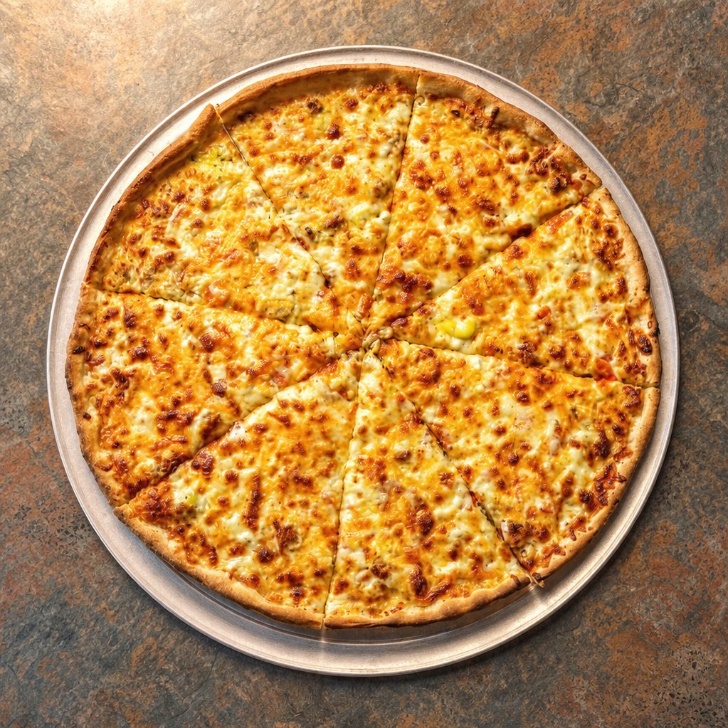 Deluxe Breakfast Pizza.